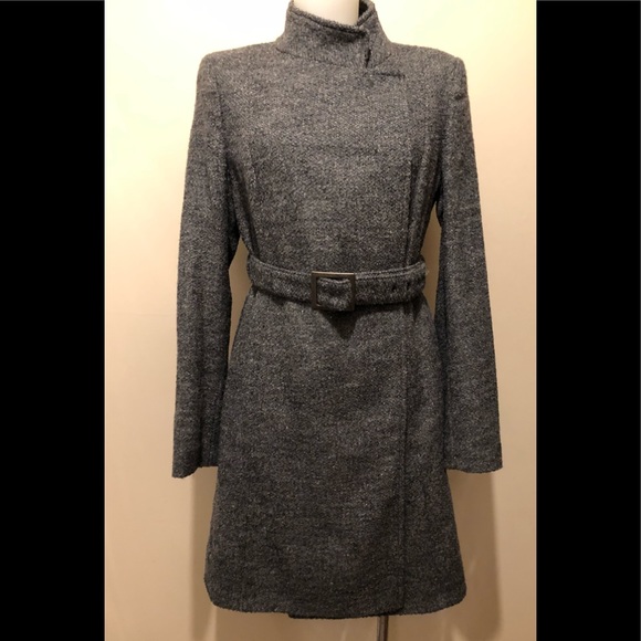 United Colors Of Benetton Jackets & Blazers - UNITED COLORS OF BENETTON GRAY WOOL COATsz44/M/8🧥